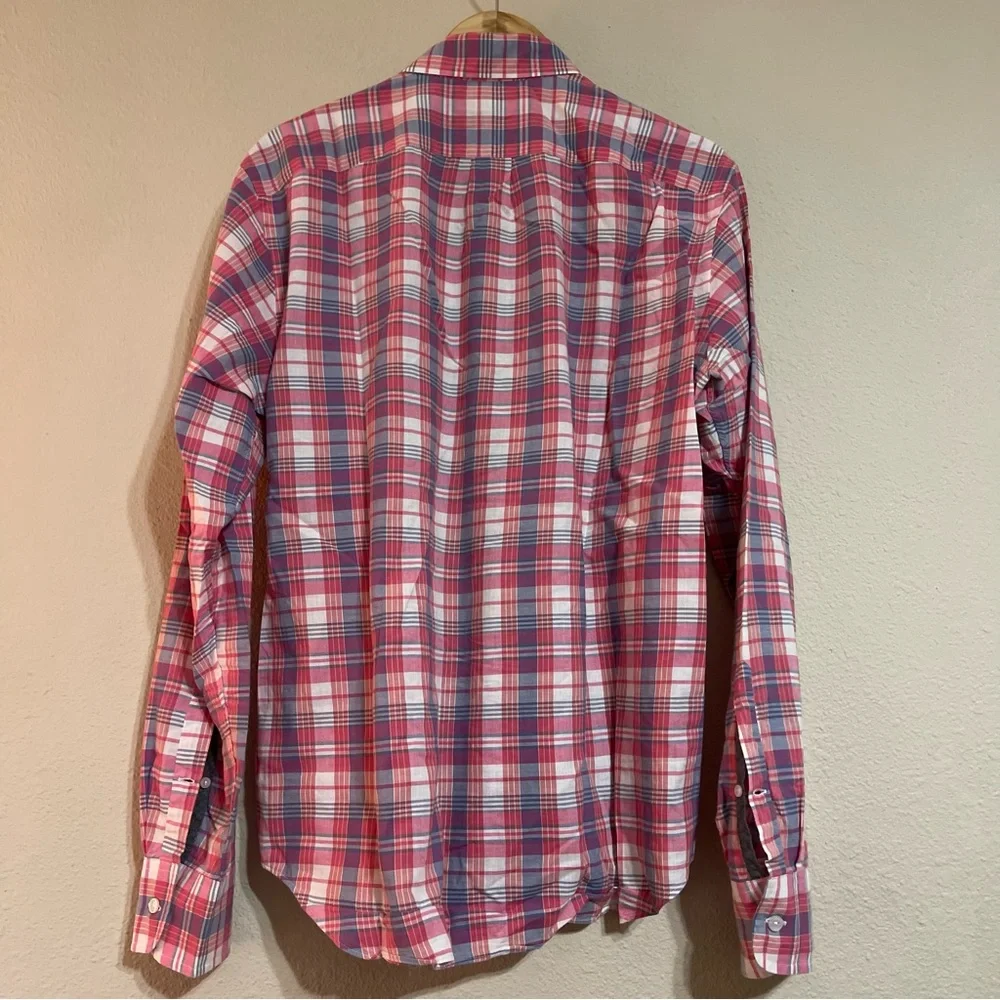 NWOT‎ J. Crew Pink Plaid Shirt